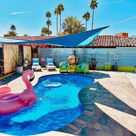 Вилла The Flamingo Palms Private 1Bd 1Ba Unit In Duplex Палм-Спрингс Экстерьер фото