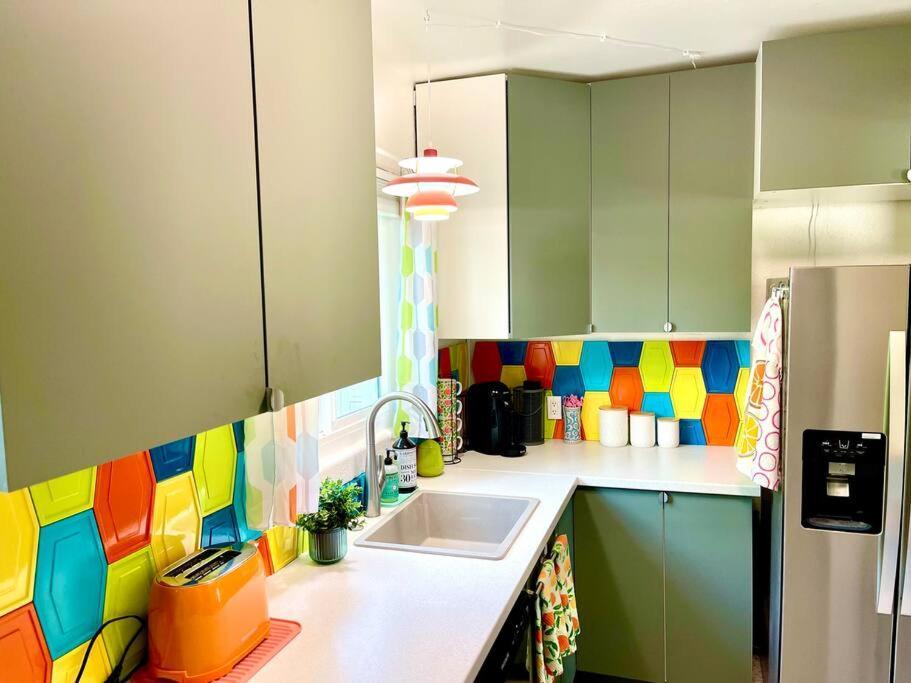 Вилла The Flamingo Palms Private 1Bd 1Ba Unit In Duplex Палм-Спрингс Экстерьер фото